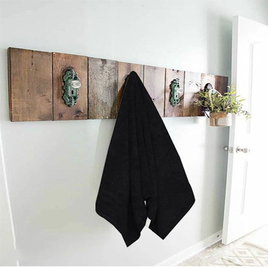 Luxurious Soft Pure Cotton Bath Towel - BLACK