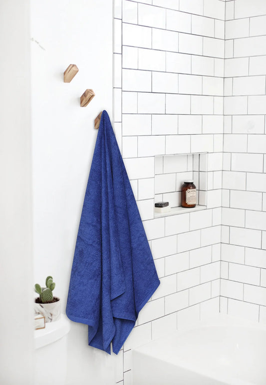 Luxurious Soft Pure Cotton Bath Towel - NAVY BLUE