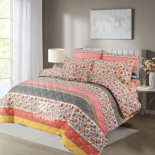 7pcs SUMMER COMFORTER SET - Pink Trouz