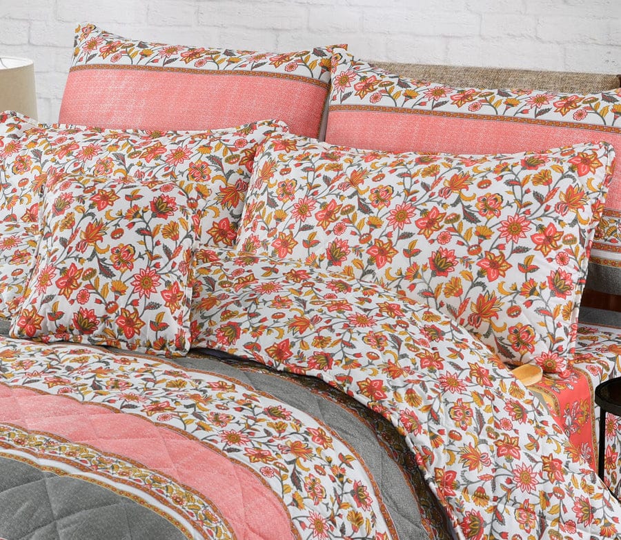 7pcs SUMMER COMFORTER SET - Pink Trouz