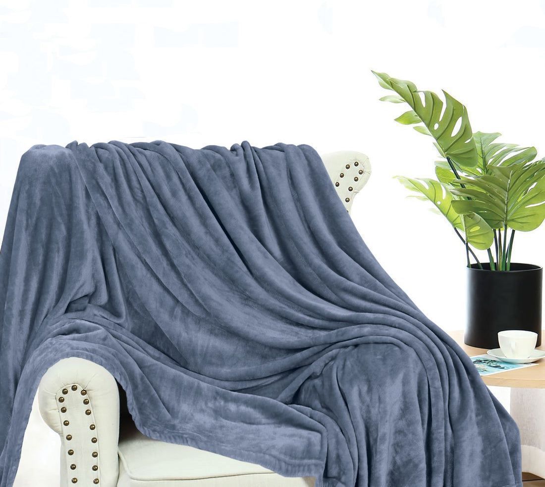 Fleece- AC Blanket (GREY)