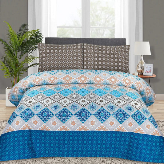 KING SIZE 3 PC BED SHEET - EGYPTIAN