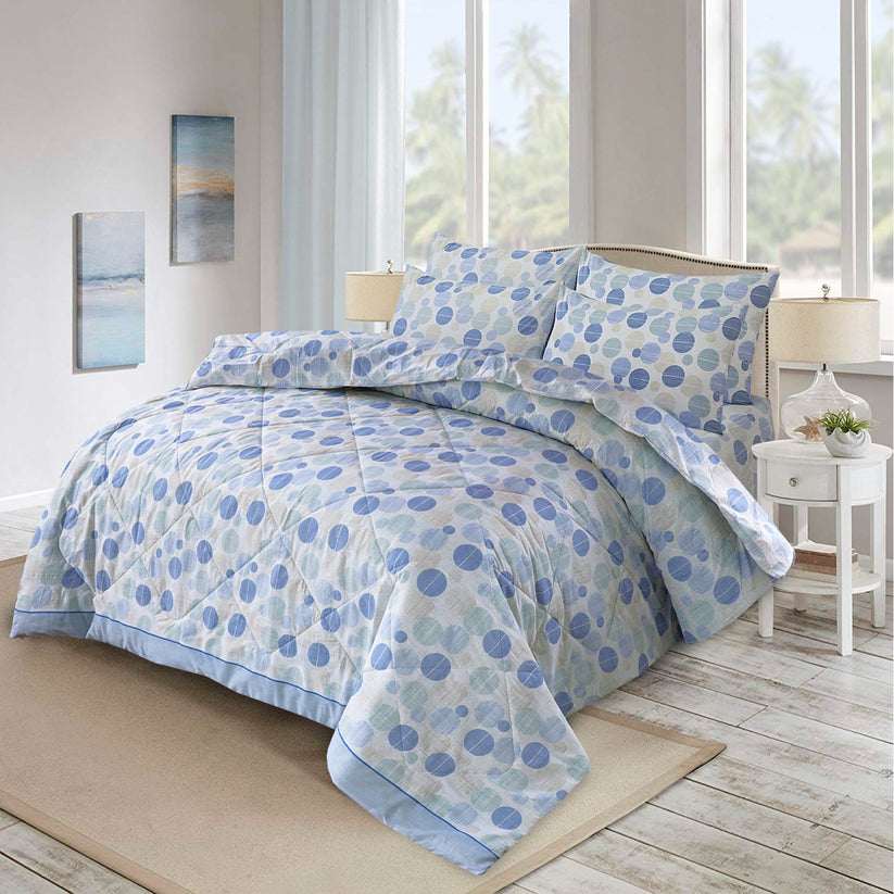 6pcs SUMMER COMFORTER SET - Polka