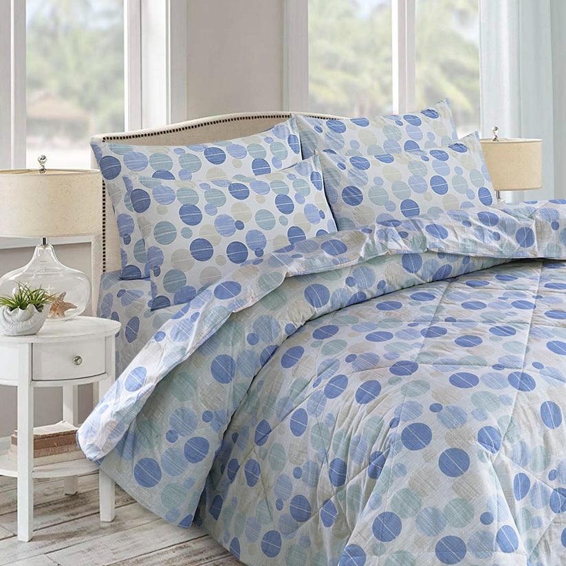 6pcs SUMMER COMFORTER SET - Polka