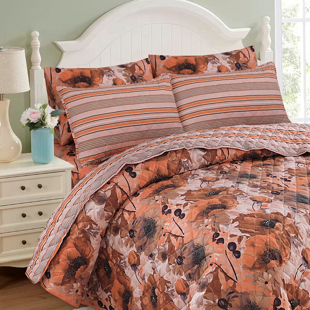 6pcs SUMMER COMFORTER SET - Paint Texture