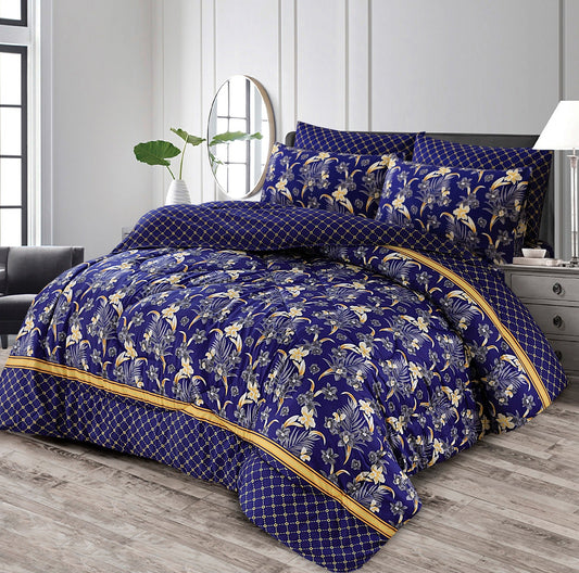 BLUE MORNIE- 6pcs QUILT COVER SET